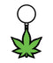 Wood Rocket Green Leaf Keychain at $11.99