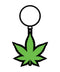 Wood Rocket Green Leaf Keychain at $11.99