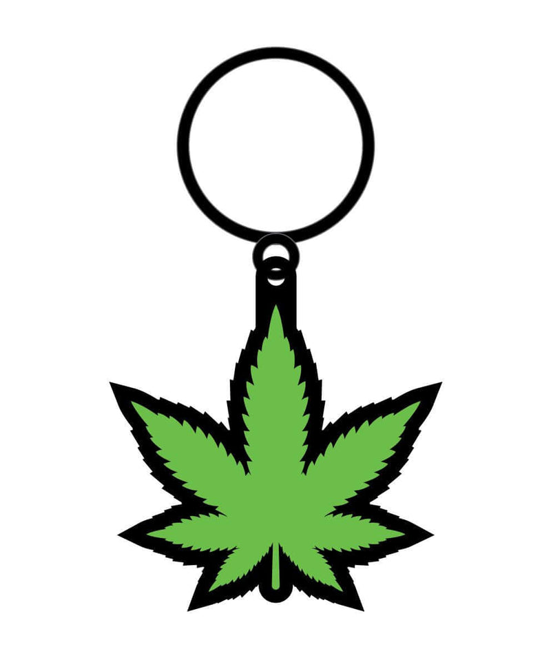 Wood Rocket Green Leaf Keychain at $11.99