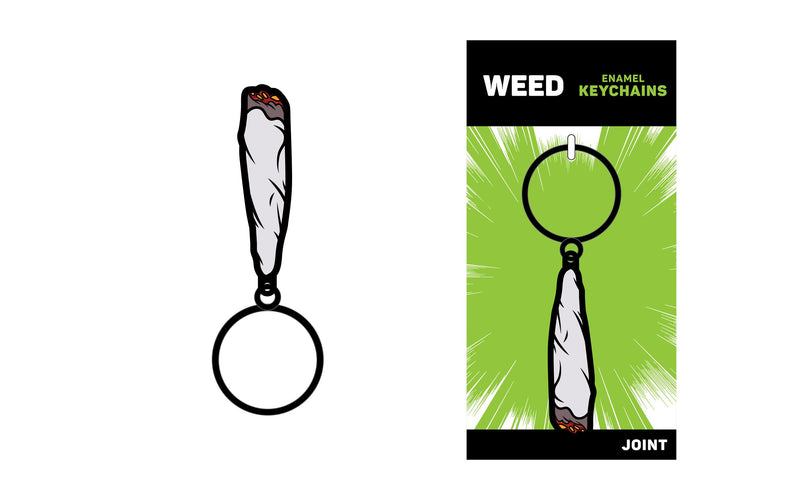 Weed Joint Keychain