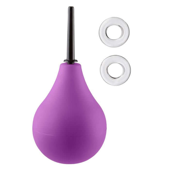 Cloud 9 Novelties Cloud 9 Fresh+ Deluxe Anal Soft Tip Enema Douche 7.6 oz with EZ Squeeze Bulb & 2 C-Rings at $10.99
