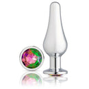 Cloud 9 Novelties Cloud 9 Gems Silver Chrome Tall Anal Plug Small at $11.99