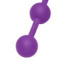 Cloud 9 Novelties Silicone Anal Beads - Small Plum (0.78 Inch Spheres)