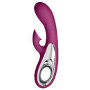 Cloud 9 Novelties Air Touch IV G-Spot Clitoral Rabbit Plum Vibrator, dual function silicone design with clitoral suction and G-spot stimulation.