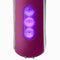 Cloud 9 Novelties Air Touch IV G-Spot vibrator control buttons with LED light, plum color, premium silicone finish.