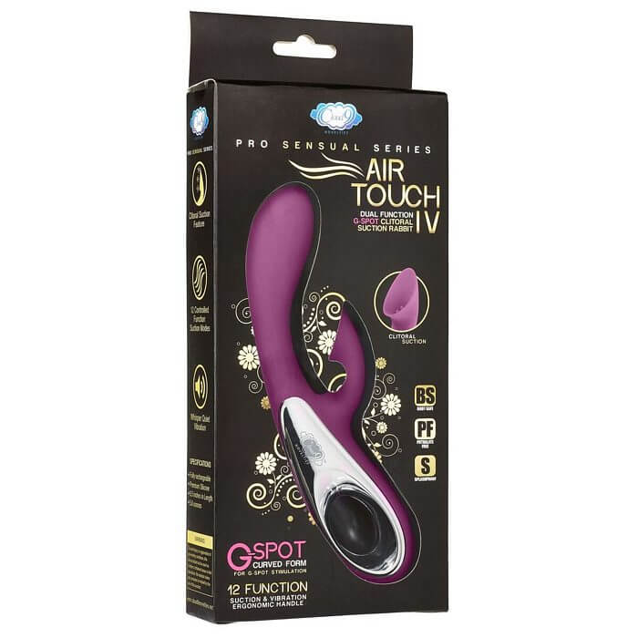 Cloud 9 Novelties Cloud 9 Novelties Air Touch IV G-Spot Clitoral Rabbit Plum at $59.99