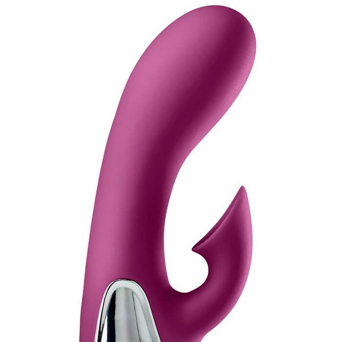 Cloud 9 Novelties Air Touch IV G-Spot Clitoral Rabbit in plum, featuring a dual function design for enhanced clitoral and G-spot stimulation.