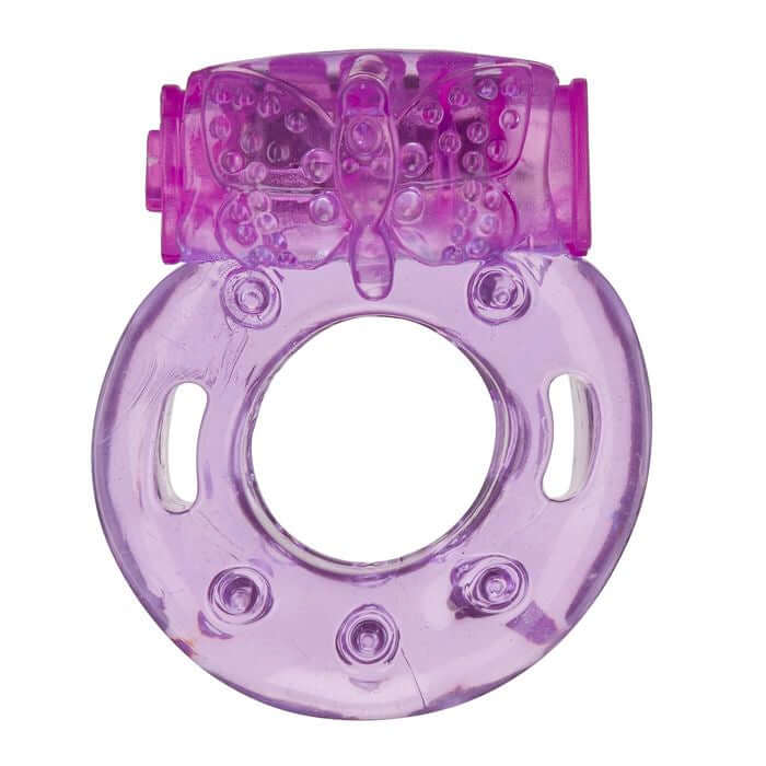 Cloud 9 Novelties Cloud 9 Novelties Pleasure Tickler Vibrating Cock Ring Purple at $7.99