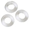 Cloud 9 Novelties Super Stretch Beaded Stay Hard Ring Combo Pack - 3 Sizes, Clear