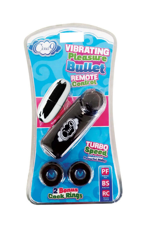 (D) CLOUD 9 BULLET BLACK W/COC RINGS-2