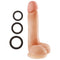 Cloud 9 Novelties Cloud 9 Dual Density 7 inches Dildo Real Touch Realistic Painted Veins with Balls Flesh at $25.99