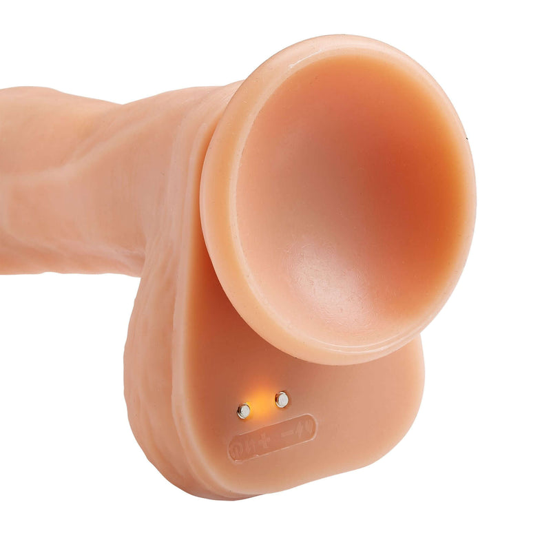 Cloud 9 Pro Sensual Swirl Thrust 7-Inch Vibrator - Dual Motors, Remote Control
