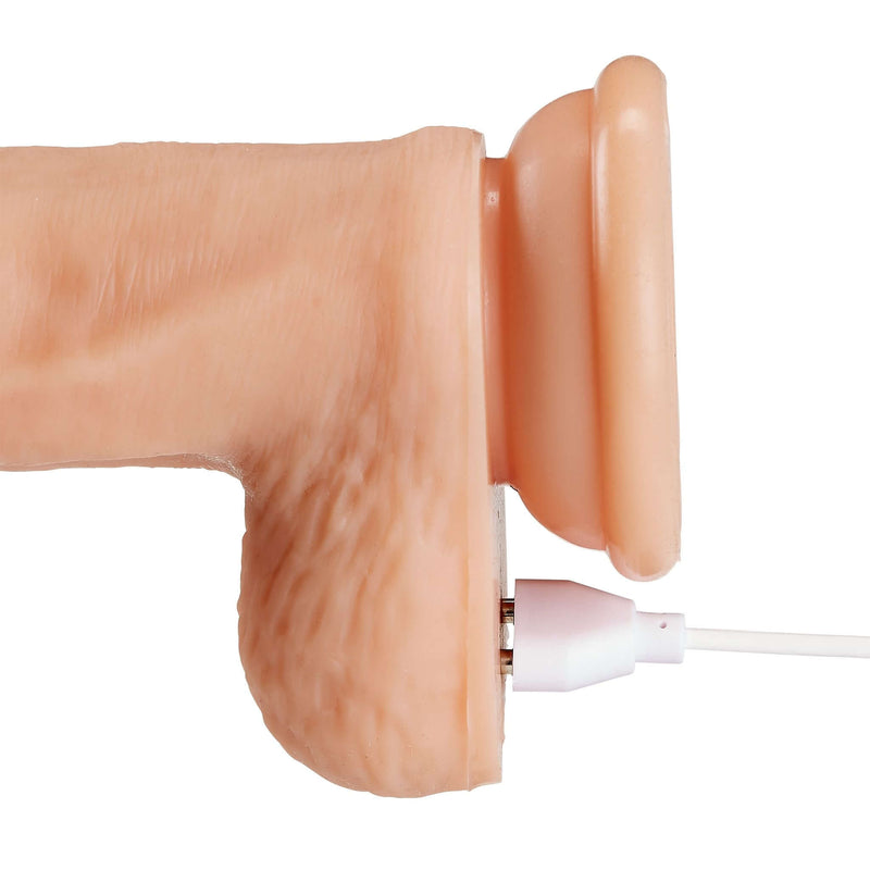 Cloud 9 Pro Sensual Swirl Thrust 7-Inch Vibrator - Dual Motors, Remote Control