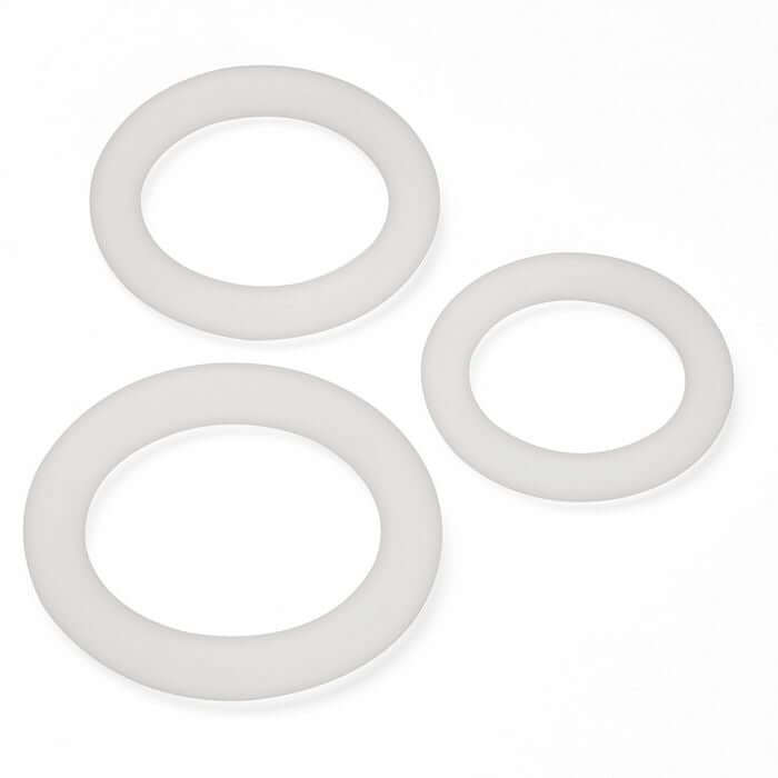 Cloud 9 Novelties Cloud 9 Pro Sensual Silicone Cock Ring Set Clear at $5.99