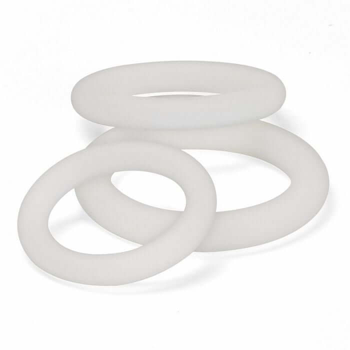 Cloud 9 Novelties Cloud 9 Pro Sensual Silicone Cock Ring Set Clear at $5.99