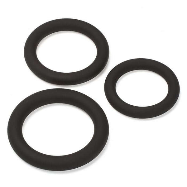 Cloud 9 Novelties Cloud 9 Pro Sensual Silicone Cock Rings 3 Piece Set Bulk packaging at $3.99