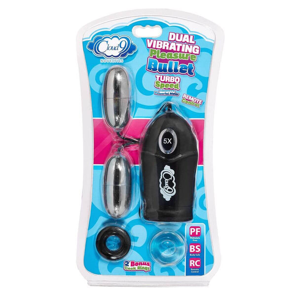 Cloud 9 Novelties Dual Egg Vibrator Black at $13.99