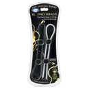 Cloud 9 Novelties PRO SENSUAL XL PRO RINGS BLACK & CLEAR 2 PACK at $10.99