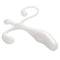 Cloud 9 Prostate Stimulator Kit in white, featuring an ergonomic handle and flexible TPE design for optimal comfort and pleasure.