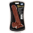 Cloud 9 Novelties Pro Sensual Premium Silicone Dong with 3 Bonus C-Rings Brown 9 inches at $29.99