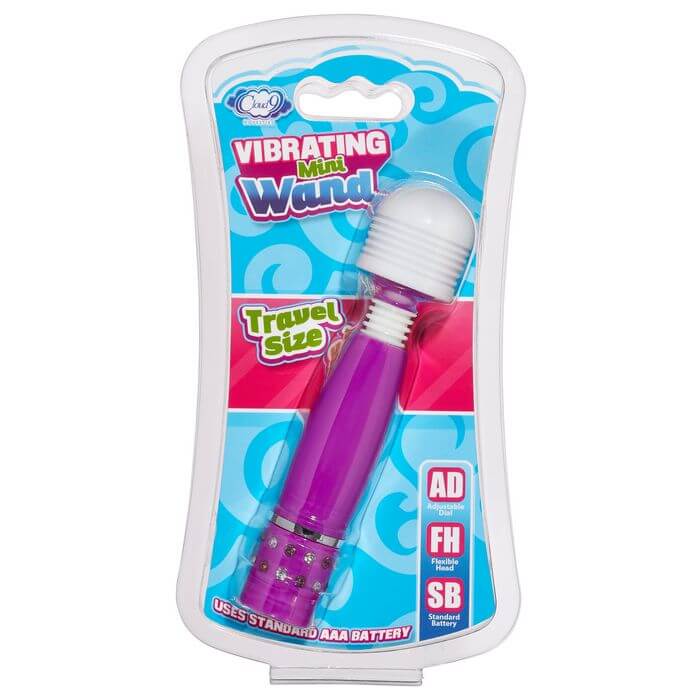 Cloud 9 Novelties Cloud 9 Mini Wand Massager Purple at $11.99