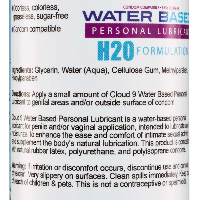 CLOUD 9 WATER BASED PERSONAL LUBRICANT 4 OZ-2
