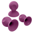 Cloud 9 Novelties Cloud 9 Health and Wellness Nipple & Clitoral Massager Suction Set Plum at $17.99