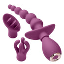 Cloud 9 Novelties Cloud 9 Health and Wellness Anal, Clitoral and Nipple Massager Kit Plum at $36.99
