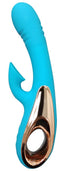 Cloud 9 Novelties Cloud 9 Health and Wellness Air Touch VI Tri-Function Rabbit Vibrator Aqua Blue at $79.99