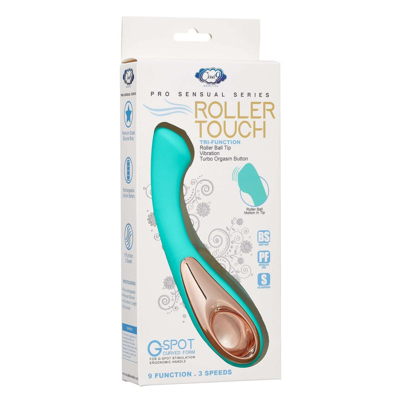 Cloud 9 Novelties Cloud 9 Pro Sensual Roller Ball G-Spot Turbo Teal Vibrator at $64.99