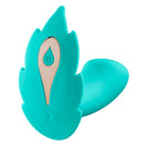 Cloud 9 Novelties Cloud 9 Health and Wellness Wireless Remote Control Panty Leaf Vibrator Teal at $49.99