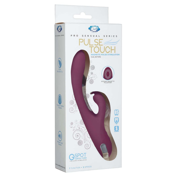 Cloud 9 Novelties Cloud 9 Pro Sensual Series Pulse Touch Rabbit G Vibrator Plum Purple at $69.99