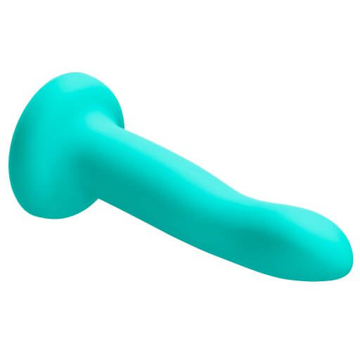 Ergo Super Flexi IV silicone teal green dildo with suction cup base from Pro Sensual Line.