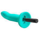 Ergo Super Flexi IV Teal Green Silicone Dong with Tapered Head and Suction Cup Base