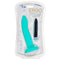 Teal Green Ergo Super Flexi IV Silicone Dong Pro Sensual Line with Bonus Bullet in Packaging