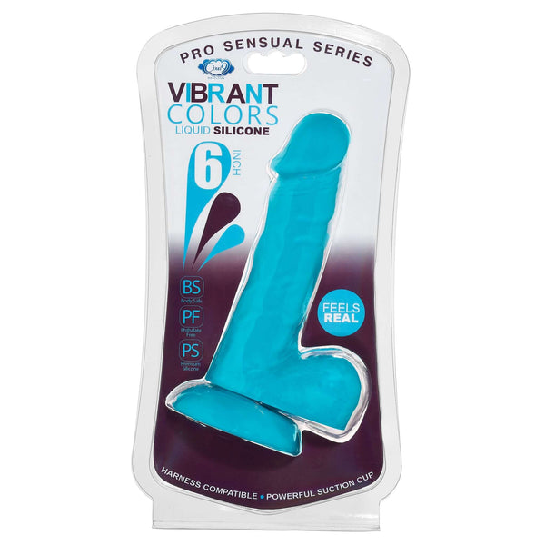 Cloud 9 Vibrant Colors 6 inches Blue Dong