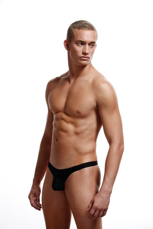 ENVY LOW RISE THONG BLACK M/L-1