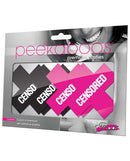 X-Gen Products Peekaboos Censored Black/Pink Pasties at $11.99