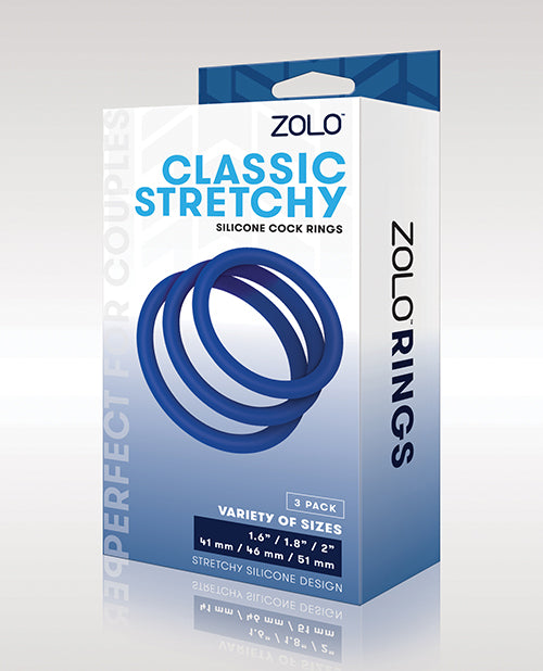 X-Gen Products Zolo Classic Stretchy Silicone Cock Rings at $8.99
