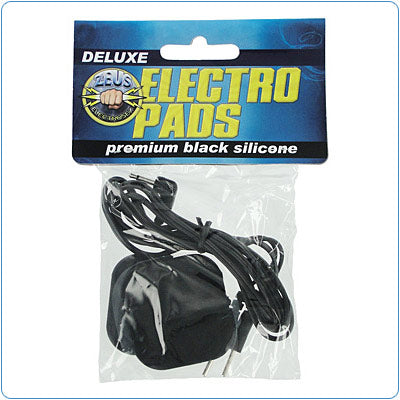 XR Brands Zeus Electrosex Black Adhesive Silicone Pads Pair at $8.99