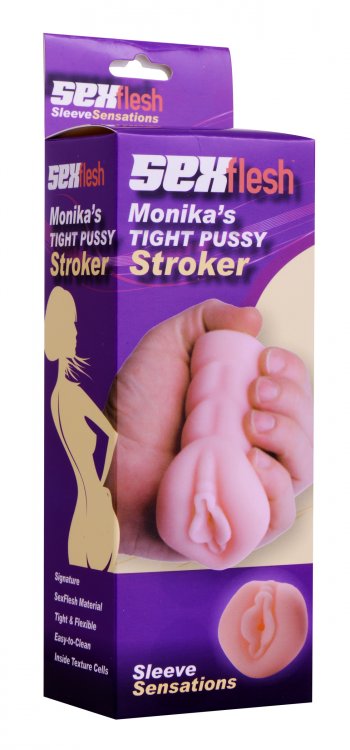 XR Brands Sexflesh Monika's Tight Pussy Mini Stroker at $11.99