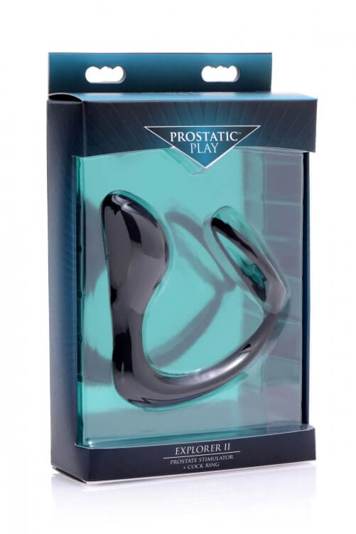 XR Brands Prostatic Play Stimulator with Cock and Ball Strap at $17.99