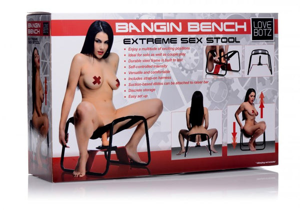 XR Brands Lovebotz Bangin Bench Extreme Sex Stool at $159.99