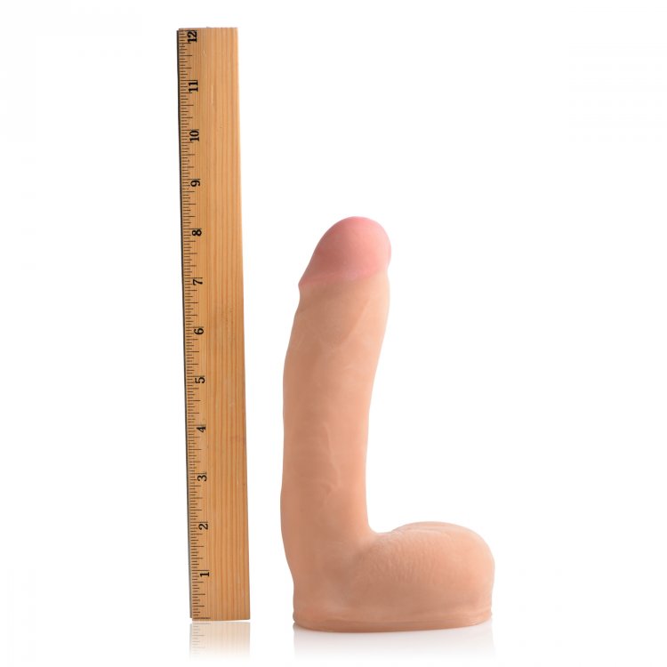 XR Brands Loadz 8 inches Dual Density Squirting Realistic Dildo Light at $39.99