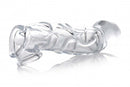 Size Matters 2-Inch Clear Extender Sleeve with Realistic Texture - Extra Length for Enhanced Intimate Experience