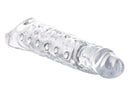 XR Brands Size Matters 3 inches Clear Penis Extender Sleeve at $27.99