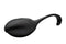 Wireless remote control vibrating egg in sleek black design, ideal for discreet pleasure and rechargeable use.