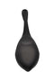 Black wireless remote control vibrating egg, rechargeable for discreet pleasure and versatile use.