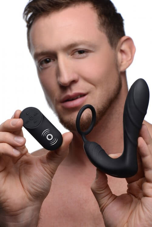XR Brands Under Control Prostate Vibe and Ball Strap at $59.99