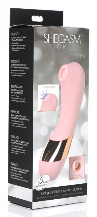 XR Brands Inmi Shegasm Tickling Clit Stimulator with Suction at $89.99